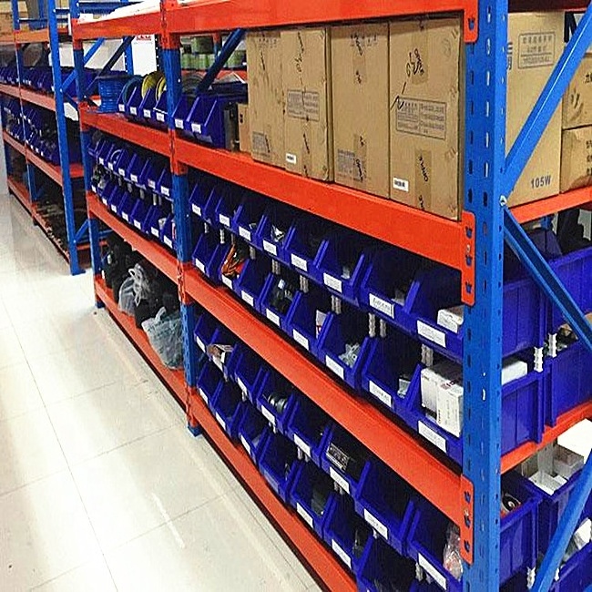 100-800kg load warehouse storage medium duty shelf rack longspan racking shelving system