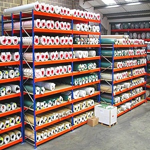 Medium duty load corrosion protection fabric roll racks storage racks for fabric rolls ISO CE standard