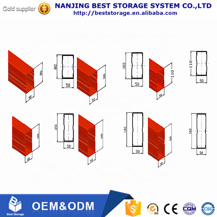 2-10 layers 1000kg-4000kg/layer Industrial use heavy duty pallet rack with ISO9001 CE certificate