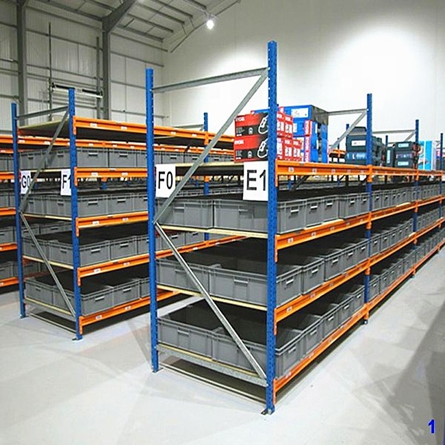 100-800kg load warehouse storage medium duty shelf rack longspan racking shelving system