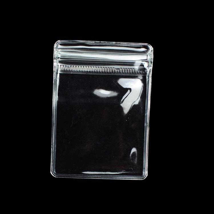 100 Pack PVC Clear Jewelry Anti Oxidation Zipper Bag Jewelry Rings Earrings Pouches