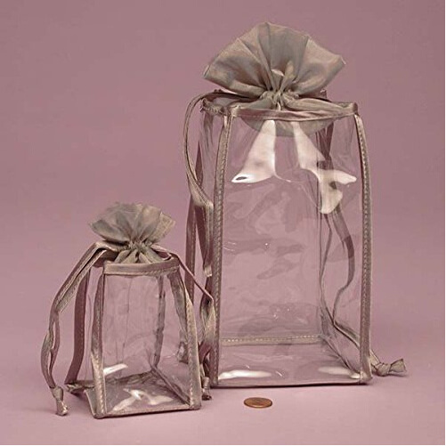 Clear makeup vinyl transparent pvc cosmetic drawstring pouch bags