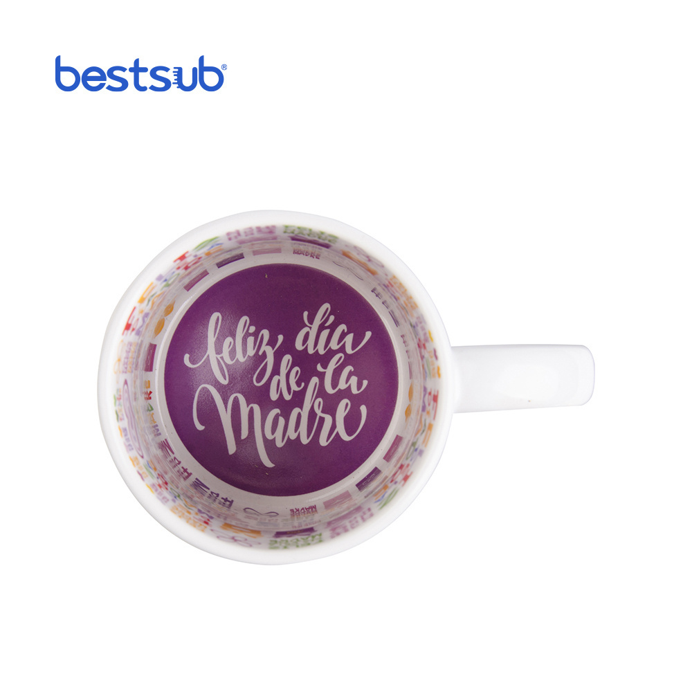 BestSub Wholesale christmas gifts Customize 11oz Motto Mug HAPPY MOTHER'S DAY Spanish