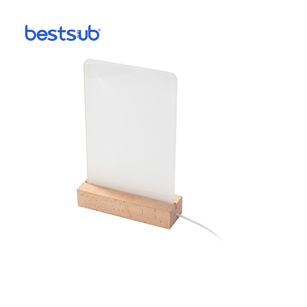 BestSub Wholesale New Arrival 14*21.5*0.4cm Sublimation Blanks Acrylic Rectangular Photo Frame