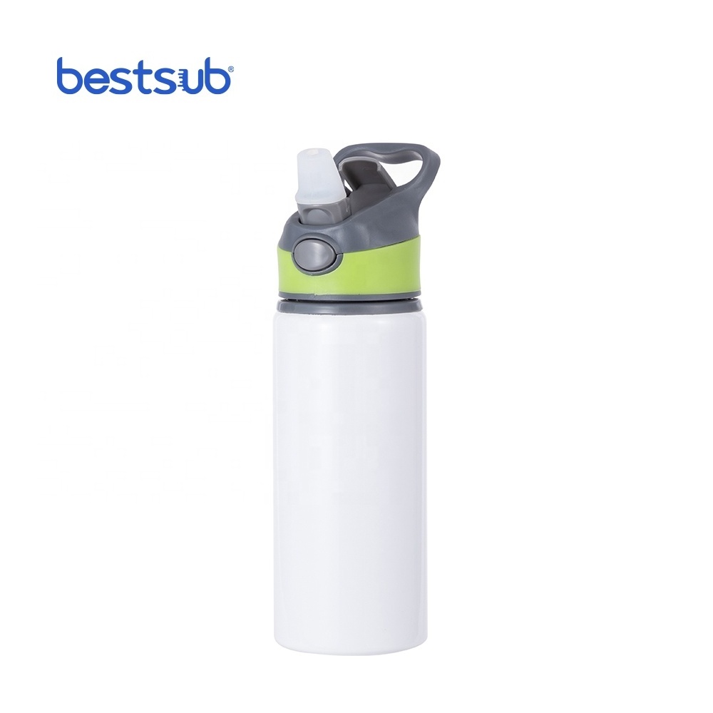 Bestsub 22oz 650ml Sublimation Blanks Aluminum Water Bottle with Custom logo Sublimation Travel Mug Sports Water Bottle