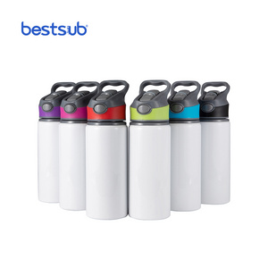 Bestsub 22oz 650ml Sublimation Blanks Aluminum Water Bottle with Custom logo Sublimation Travel Mug Sports Water Bottle