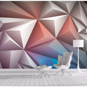 Modern simple creative geometric diamond three-dimensional design background wallpaper