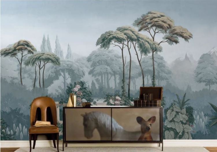 Tropical Rain Forest Landscape Wall Mural