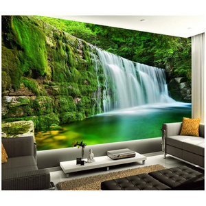 High grade wall mural 3d effect home decoration customized waterproof wallpaper