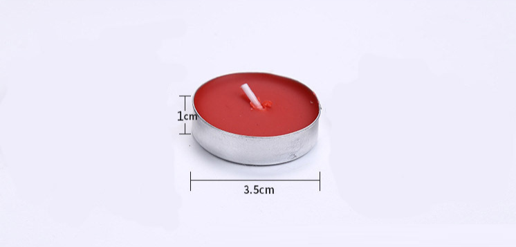 Bestsun Pink White Red Tea Light Candles Romance 50pcs/box Tea Candle Smokeless Tasteless Candles