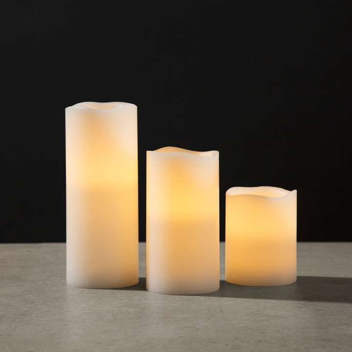 BESTSUN Factory Direct Sales Battery Powered Flameless Candles, Battery Pillar Candles