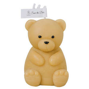 Wholesale Custom New Style Eco-Friendly Luxury Bear Animal Shaped Candles