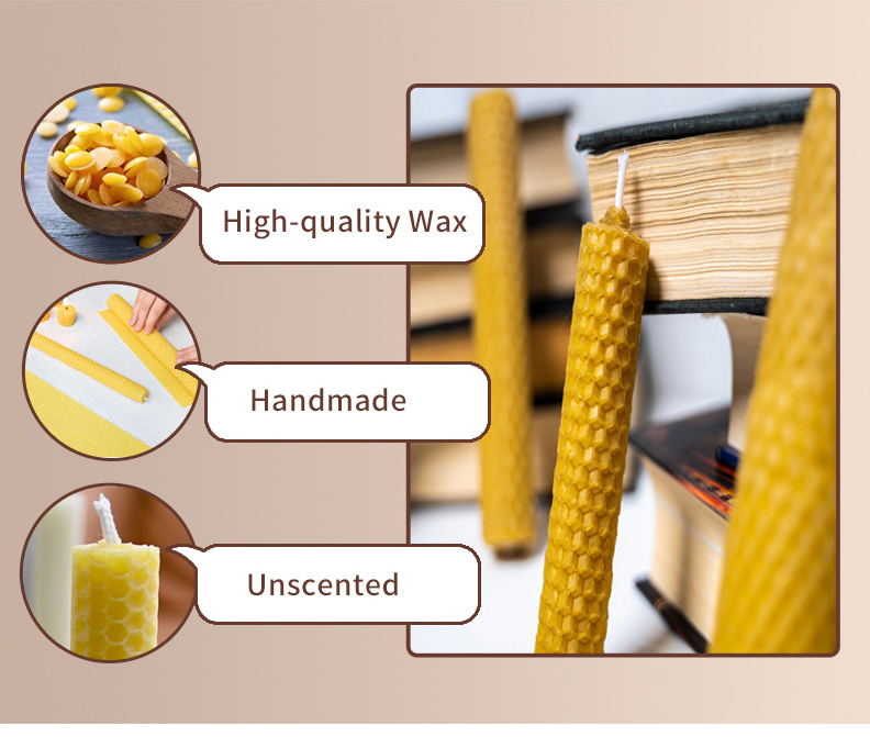 BESTSUN Factory Supply Wholesale Custom Private Label Beeswax Scented Candles