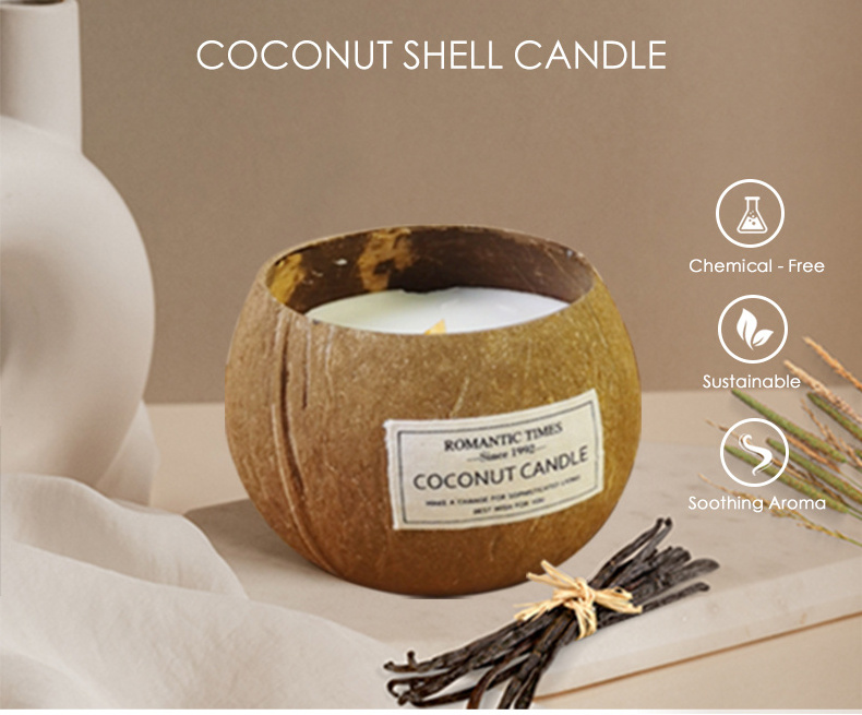 BESTUN Hot Sale Cheap Eco-Friendly And Safe Custom Logo Coconut Soy Wax Luxury Candles