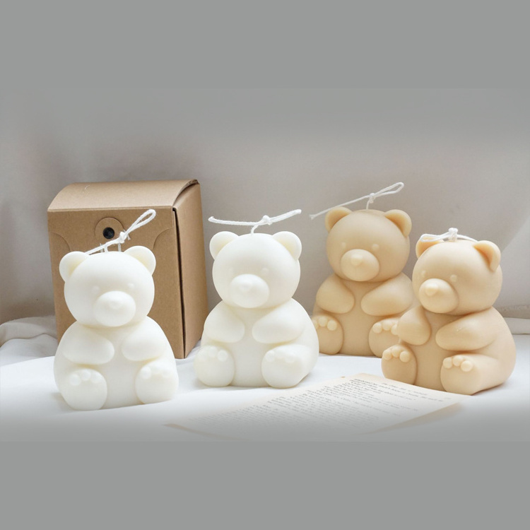 Bestsun Wholesale Custom Specialty Holiday Aromatic Mini Home Decor Teddy Bear Candles