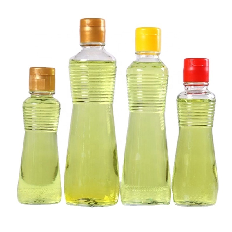 Sauce Bottle Wholesale Empty 3oz 170ml 220ml 11oz 500ml Glass Sesame Oil Bottle With Plastic Cap