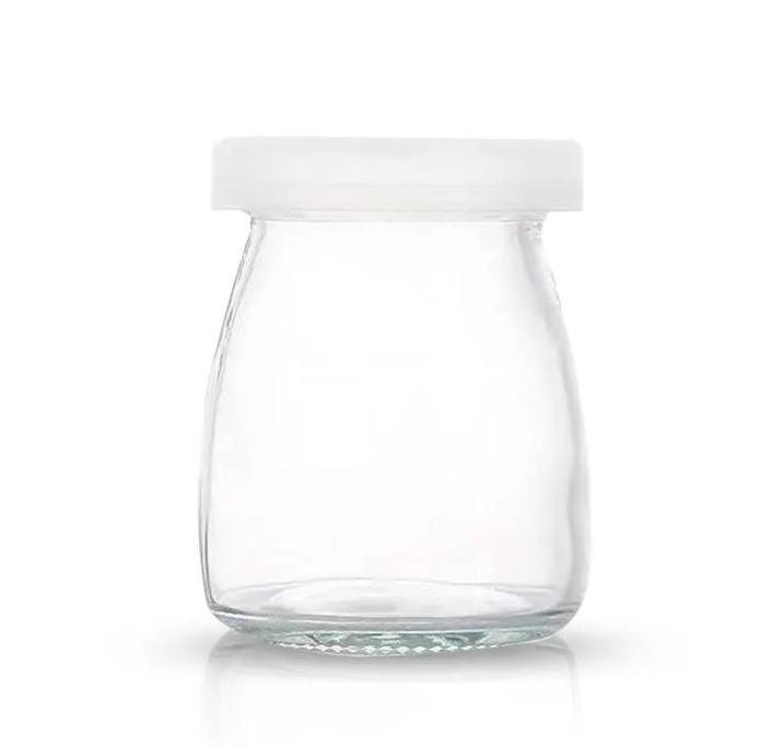 100ml 150ml 200ml Clear Milk Pudding Yogurt Jelly Mousse Glass Cup With Lid