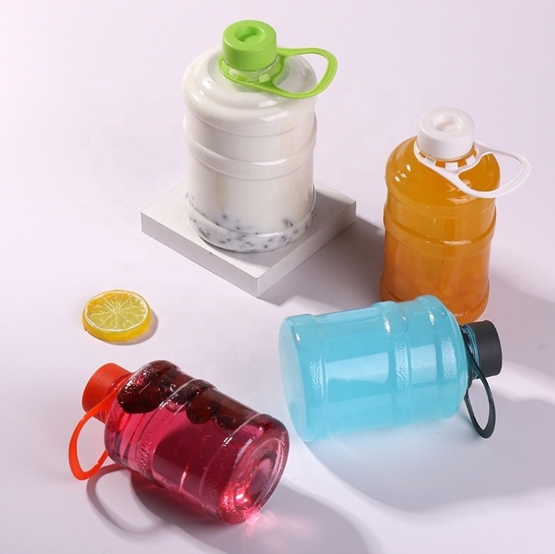 Frosted 350ml 500ml 1000ml fresh fruit juice empty juice bottle plastic bucket with lid