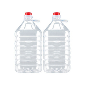 Factory Wholesale  2.5L 3L 5L 10L PET  Plastic  Bottle With a Screw Cap and Handle