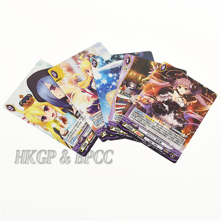 High quality custom trading game card foil package holographic cards