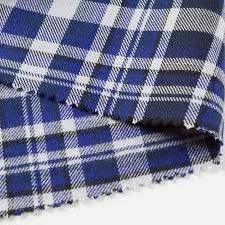 21/S Yarn Dyed 100% Cotton Plaid Flannel Fabric in low price for Shirts pajamas Uniform Dresses