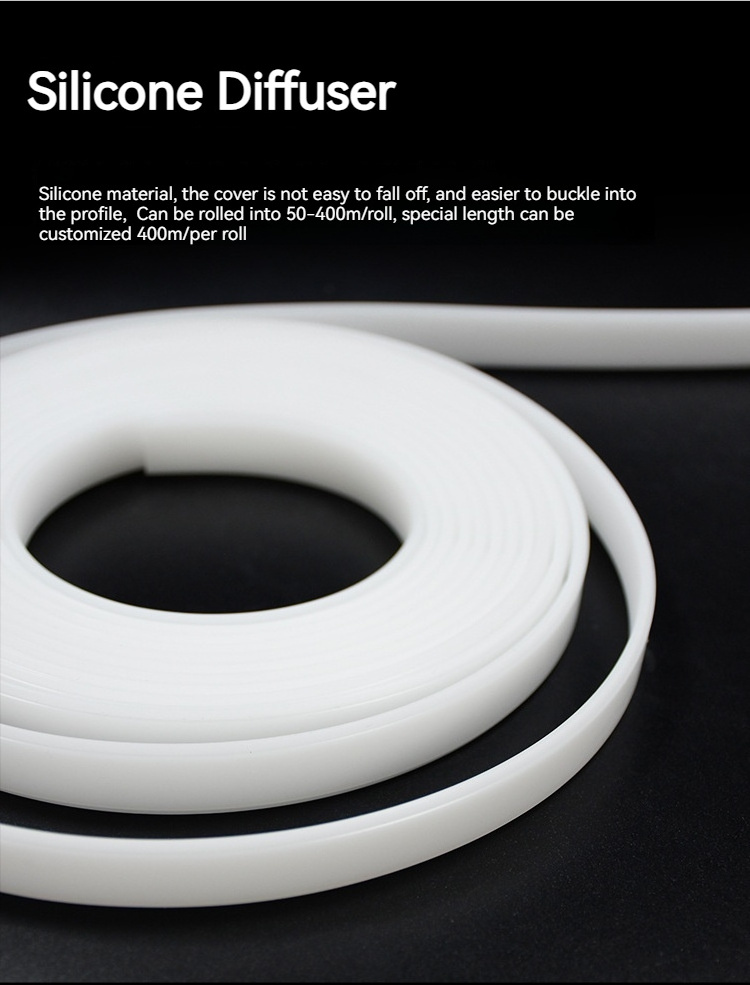 Newest led bendable aluminum profiles with silicone cover extrusion channel for led strip light