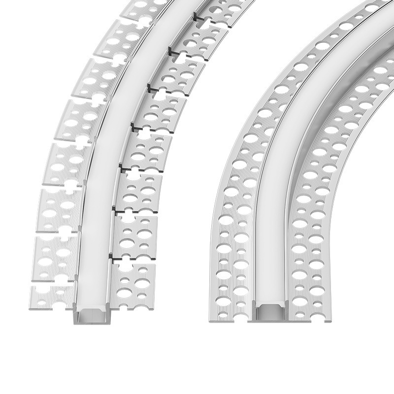 Newest led bendable aluminum profiles with silicone cover extrusion channel for led strip light