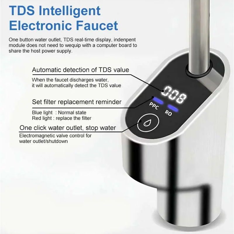 Touch Screen Real-time Display TDS Intelligent Electronic Faucet Smart Faucet for RO System