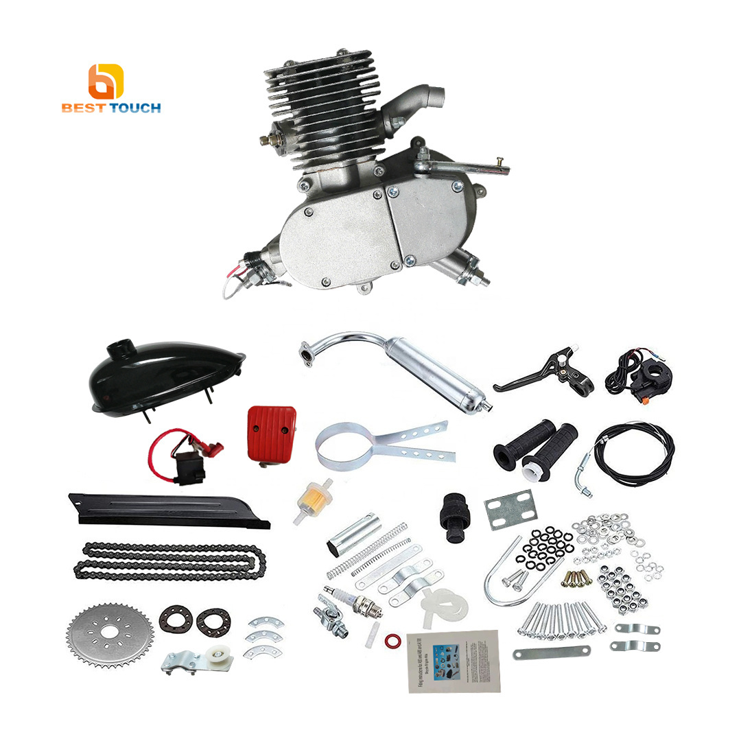 Newest 48cc 49cc 50cc 60cc 100cc f80 66cc 2 stroke gasoline bicycle engine 80cc kit