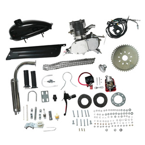 Silver & black 100cc 48cc 50cc 80cc 100cc 2 stroke motorized gas bicycle engine kit