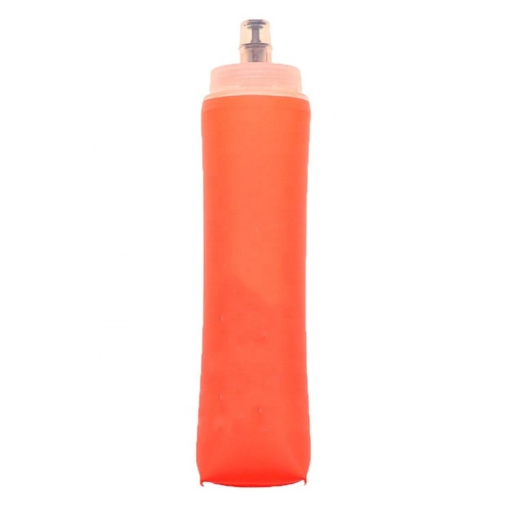 Soft Water Flask TPU Eco-Friendly Material Silicon Bite Valve 500Ml Hydration Flask For Outdoor Running