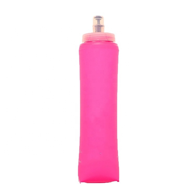 Soft Water Flask TPU Eco-Friendly Material Silicon Bite Valve 500Ml Hydration Flask For Outdoor Running