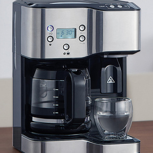 Large 12 cup electric glass coffee makers drip coffee maker With water windows onto both side