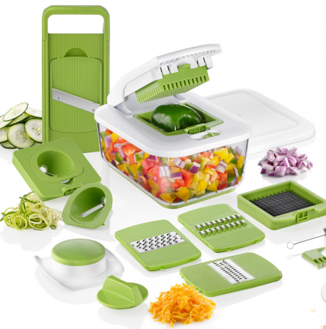 BY1121 Vegetable Chopper  Pro XL Multifunctional Vegetable Chopper  Slicer Vegetable Cutter