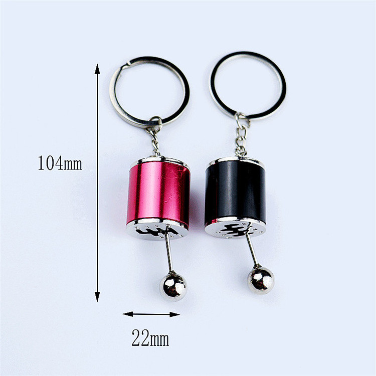 Car logo keychains Auto Car Part Keychain With Logo Model Gear Box Keychain Manual Shift Lever Keyring Keyfob