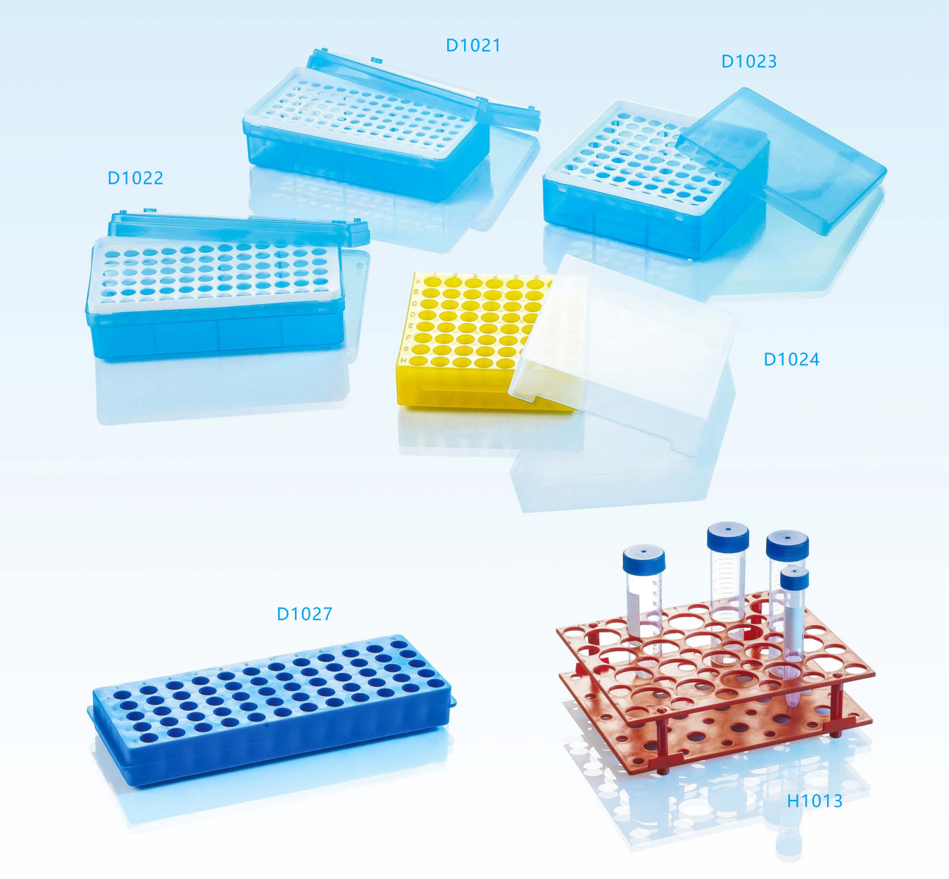 Laboratory Test Tube Rack 98/72/81 Wells Centrifuge Tube Rack