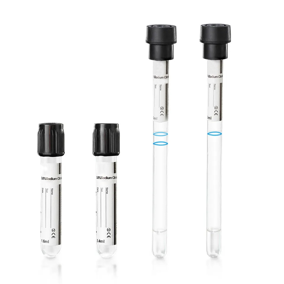 Blood Test Tubes Medical Disposable ESR Tube Glass Plastic Vacuum Clot Activator K3 K3 EDTA Blood Sample Collection Tube