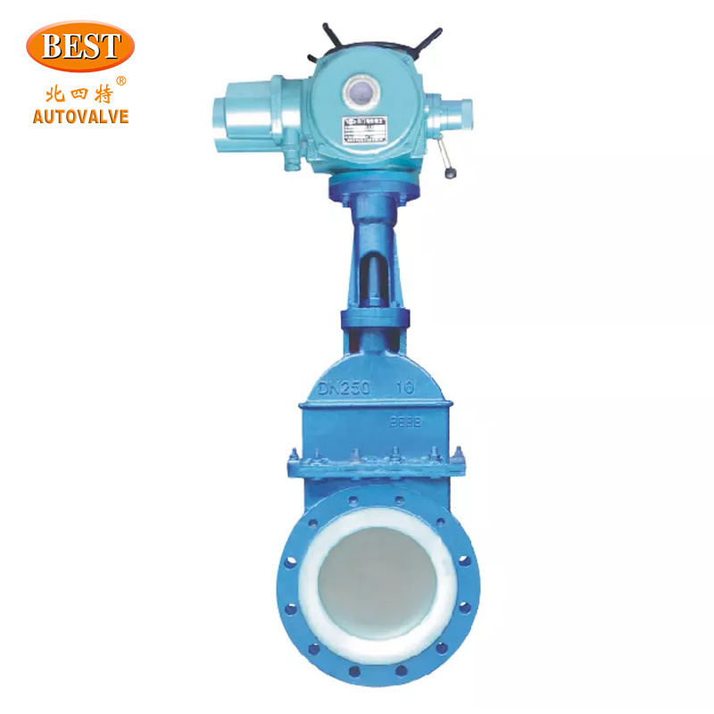 CZ-DXZ47 Series Cast Iron, Carbon Steel, Stainless Steel Electric Non-rising Stem Type Knife  Gate Valve