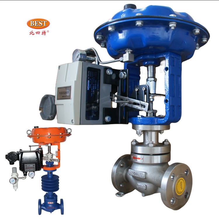 Factory Price T86 Pneumatic Single Seated flange gas water single seated remote gas proportional flow  pressure control valve