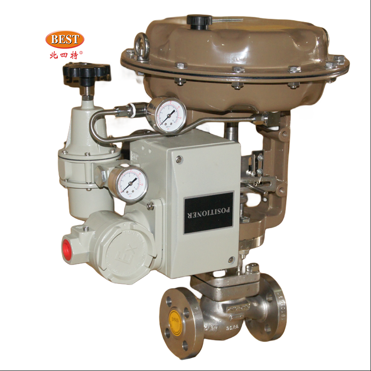 Factory Price T86 Pneumatic Single Seated flange gas water single seated remote gas proportional flow  pressure control valve