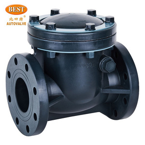 H44 UPVC  H44 CPVC  H44  FRPP Series Anti-corrosion Swing Check Valve