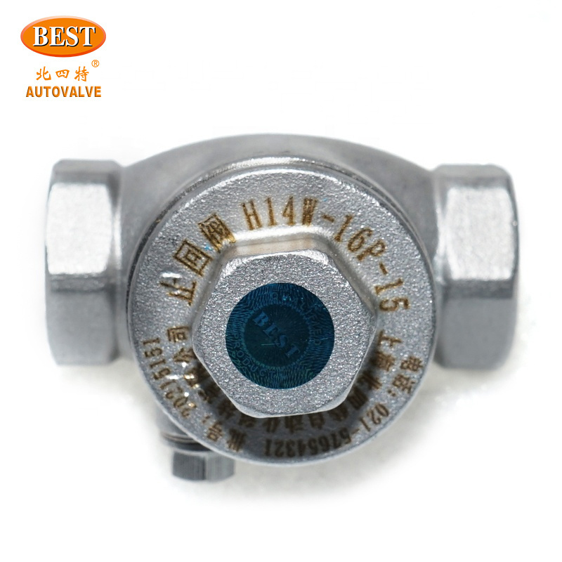 H14-T Brass   H14-C Carbon Steel   H14-B Stainless Steel Series Swing Female  Thread Check Valve