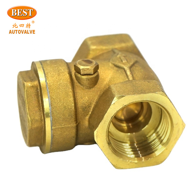 H14-T Brass   H14-C Carbon Steel   H14-B Stainless Steel Series Swing Female  Thread Check Valve