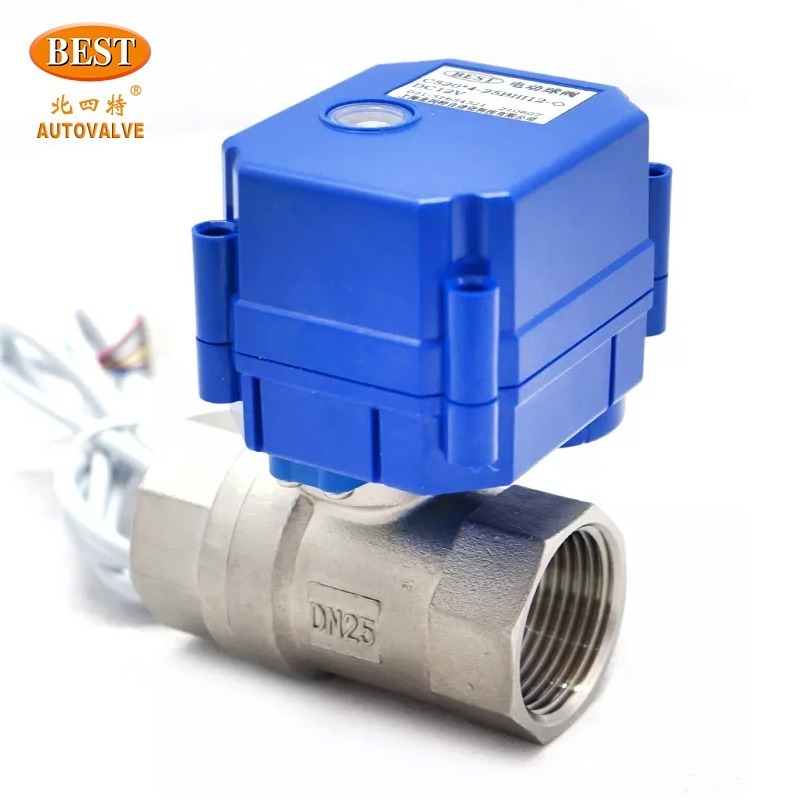 C520-B SS Series 2 Way Micro Electric Ball Valve 1/2