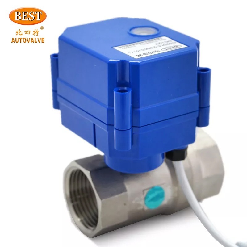 C520-B SS Series 2 Way Micro Electric Ball Valve 1/2