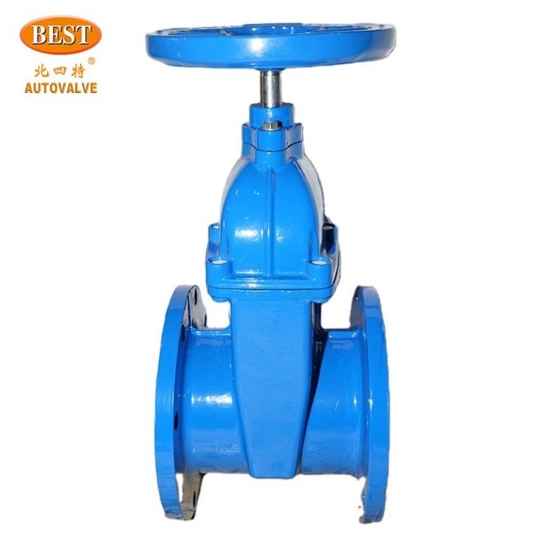 Z90-QF Ductile Iron Series Non-rising stem Resilient Seat Soft Sealing Flanged Type Gate Valve