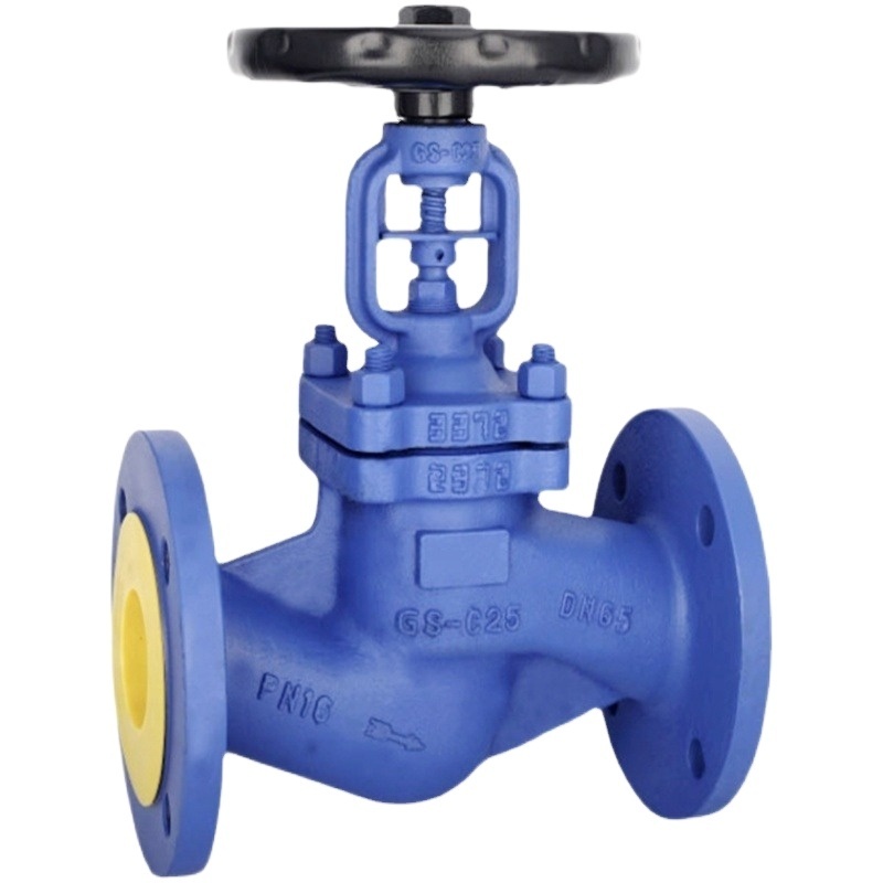 WJ82 WJ90 Angle High Temperature Steam Hot Oil Cast Steel Flange Bellows DN25 40 50 80 Heavy Type Globe Valve