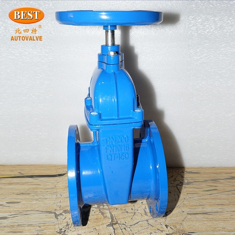 Z90-QF Ductile Iron Series Non-rising stem Resilient Seat Soft Sealing Flanged Type Gate Valve