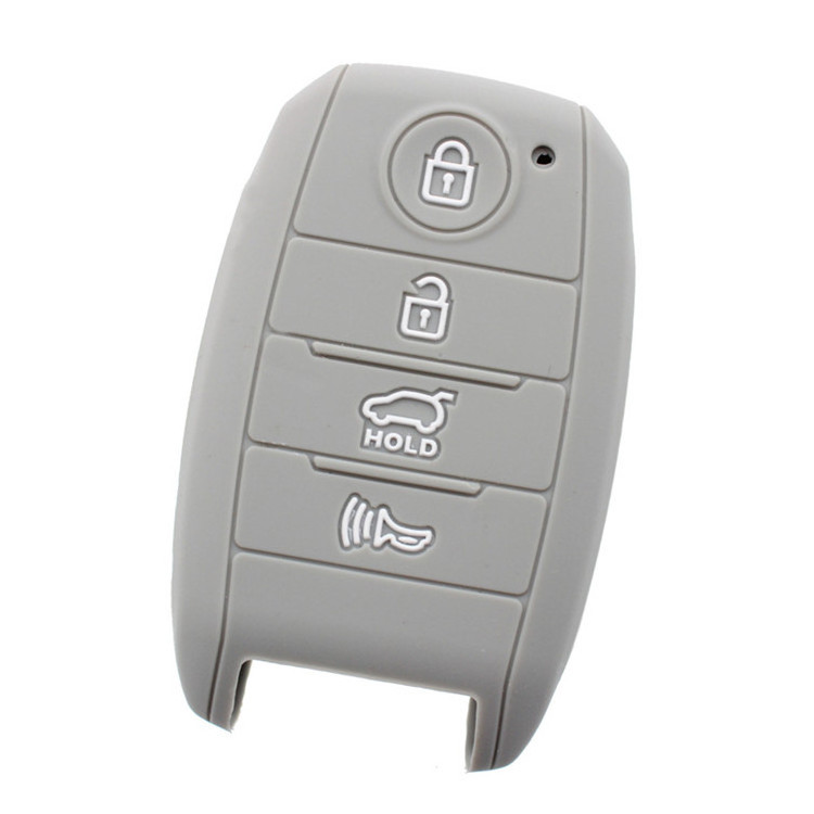 silicone car key covers for hyundai kia 4 buttons remote key