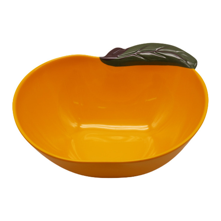 New Style Red wholesale Melamine dinner ware Plastic Apple Fruit Shape Bowl